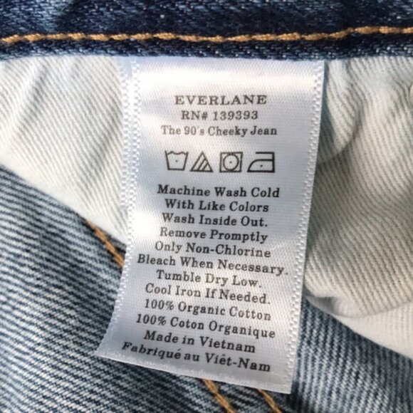 Everlane The 90s  Cheeky Jean Size 28 Regular - Picture 7 of 9